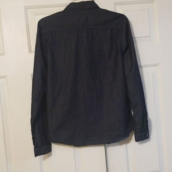 Hudson jeans dark blue button down - Picture 4 of 8